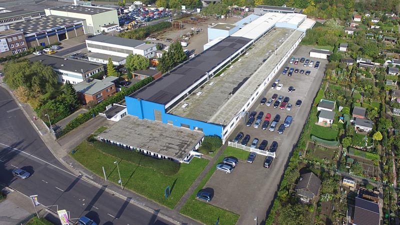 Luftaufnahme der momac Gruppe Moers Luftaufnahme der momac Gruppe Moers