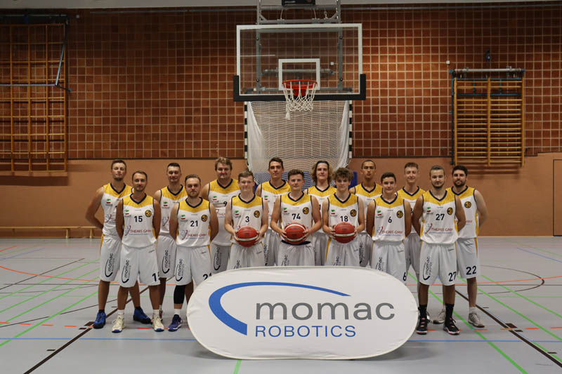 momac ist weiter Premiumsponsor des Basketball Team BG Kamp-Lintfort Saison 2022/23