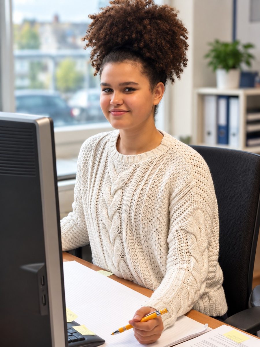Ausbildung bei momac - Finja kaufmännische Auszubildende Ausbildung bei momac - Finja kaufmännische Auszubildende